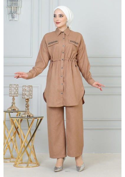 Beli Bağcıklı Takım Taba 19220 modelleri