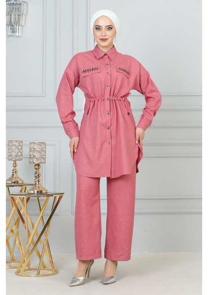 Beli Bağcıklı Takım Pembe 19220 modelleri