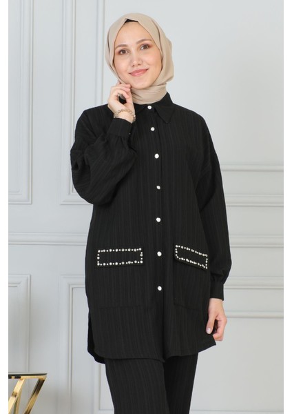 Cebi Taş Detaylı Takım Siyah 19210 fiyatları