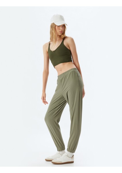 Paraşüt Jogger Eşofman Altı Beli Lastikli Cep Detaylı Rahat Kalıp