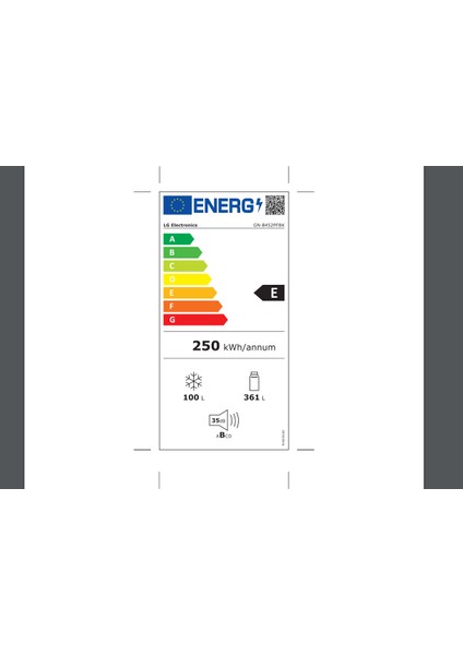 Lg GN-B452PFBK.APYPLTK E Enerji Sınıfı 493L Üstten Donduruculu No Frost Buzdolabı