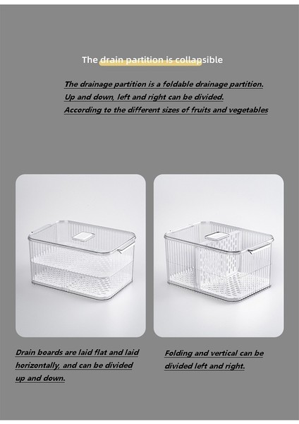 Meyve ve Sebzeler Için Buzdolabı Saklama Kapları Üretin Küçük (Yurt Dışından) fırsatları