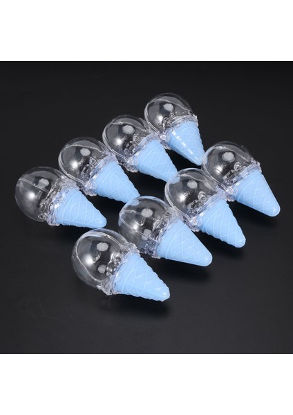 8pcs Dondurma Şekli Plastik Şeker Kutusu Kişilik Hediye Mavi (Yurt Dışından) fiyatları