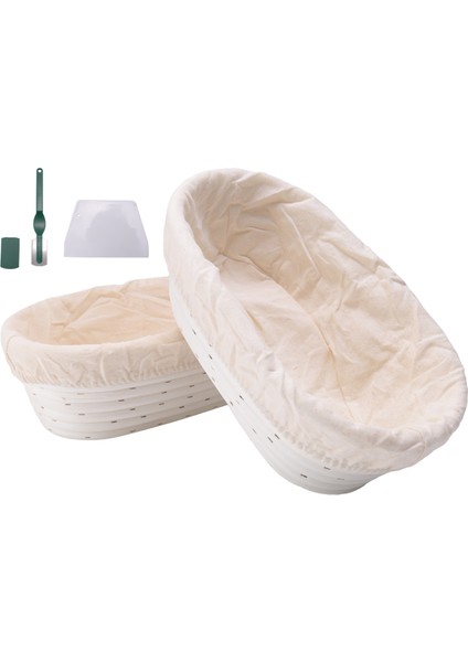 Banneton Mayalama Sepeti Seti-Artisan Ekşi Maya Ekmek Sepeti,kazıyıcı (Yurt Dışından) fırsatları