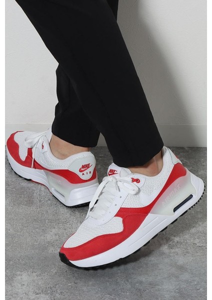 Air Max Systm Leather Mens Sneaker Hakiki Deri Erkek Spor Ayakkabı Beyaz
