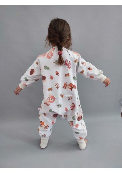 Uzun Kollu Kışlık Çocuk Bebek Uyku Tulumu %100 Pamuk 20-24 Derece 1 Tog fiyatları