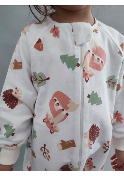 Uzun Kollu Kışlık Çocuk Bebek Uyku Tulumu %100 Pamuk 20-24 Derece 1 Tog modelleri