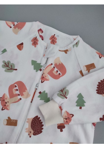 Uzun Kollu Kışlık Çocuk Bebek Uyku Tulumu %100 Pamuk 20-24 Derece 1 Tog fırsatları