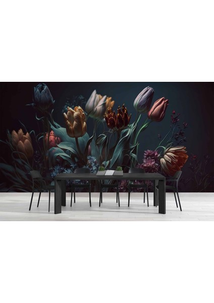 Karanlık Çiçek Temalı Duvar Kağıtları fırsatları
