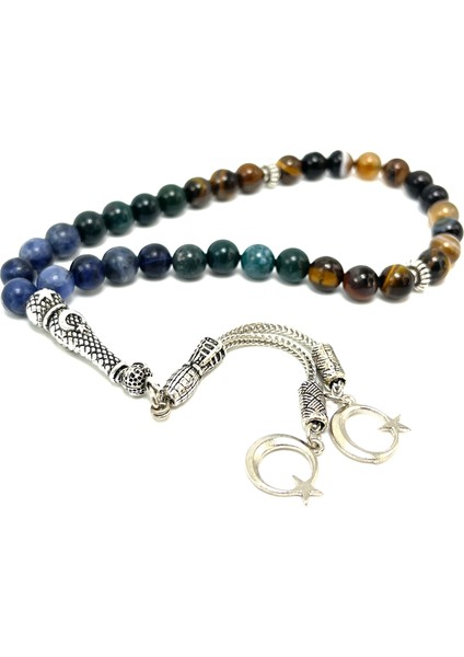 Sertifikalı Yengeç Burcu 8mm 33LÜK Doğal Taş Tesbih fırsatları