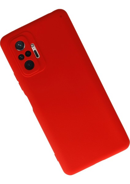 Denza Case Xiaomi Redmi Note 10 Pro Kılıf Içi Kadife Lansman Kapak - Kırmızı