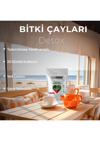 Şekersiz Bitki Çayı Detox Çayı 60 gr fiyatları