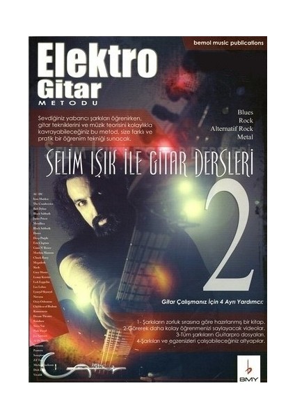 BMY-100 Elektro Gitar Metodu 2 Selim Işık