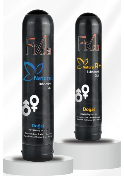 125 ml Natural Lubrikant Jel + Fixcla 125 ml Natural A Plus 2'li Set