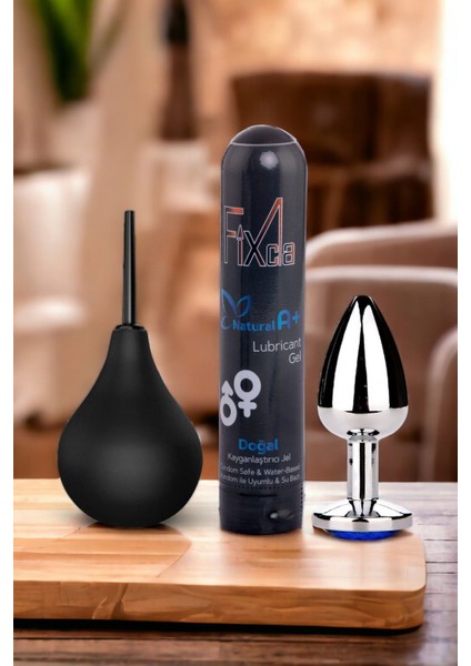 Premium Set: A Plus Jel 125 ml & Plug & Anüs Temizleyici Vakum Pompası