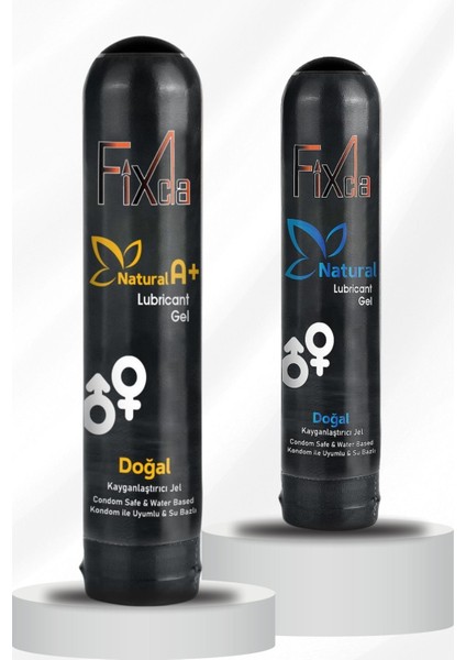 125 ml Natural A Plus + Fixcla 125 ml Natural Kayganlaştırıcı Jel Set