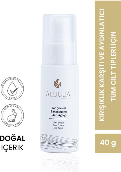 Göz Çevresi (Anti-Aging) Bakım Kremi 40 Gr