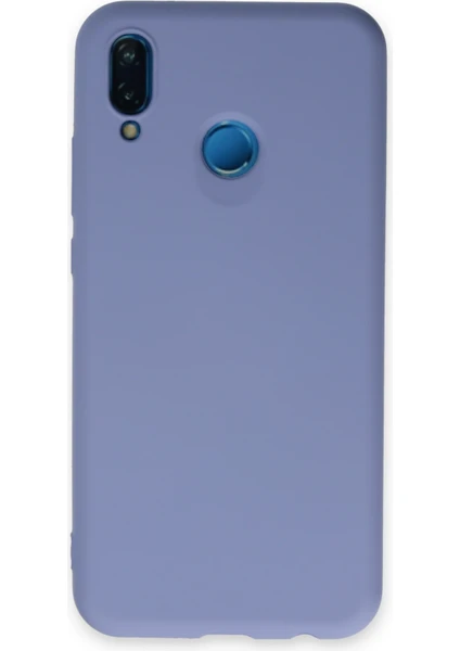 Denza Case Huawei P20 Lite Kılıf Içi Kadife Lansman Kapak - Lila