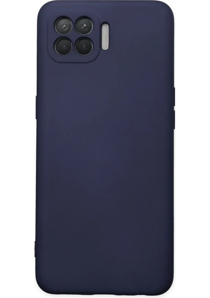 Denza Case Oppo Reno 4 Lite Kılıf Içi Kadife Lansman Kapak - Lacivert