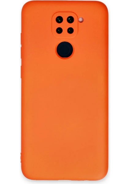 Denza Case Xiaomi Redmi Note 9 Kılıf Içi Kadife Lansman Kapak - Turuncu