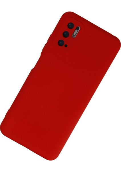 Denza Case Xiaomi Poco M3 Pro Kılıf Içi Kadife Lansman Kapak - Kırmızı