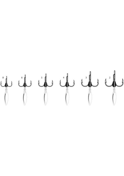 Hybrid Bladed Üçlü Olta Iğnesi 7548 Standart-No:10 - 3lu
