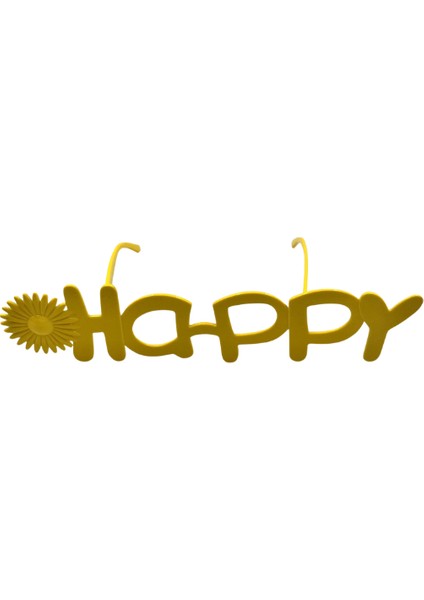 Parti Gözlük Çiçekli Happy Sarı fiyatları
