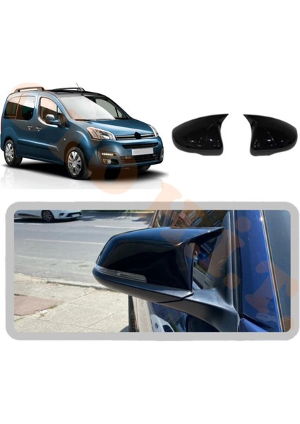 Citroen Berlingo Yarasa Ayna Kapağı Batman Ayna Parlak Siyah Tam Uyum fiyatları