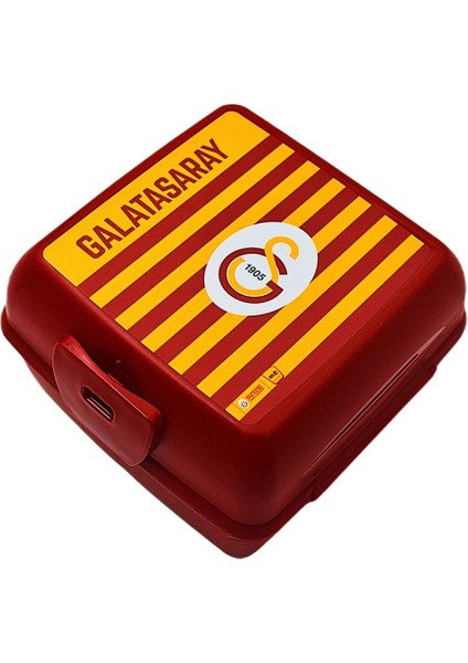 Galatasaray 4 Bölmeli Çubuklu Plastik Beslenme Kabı 24573