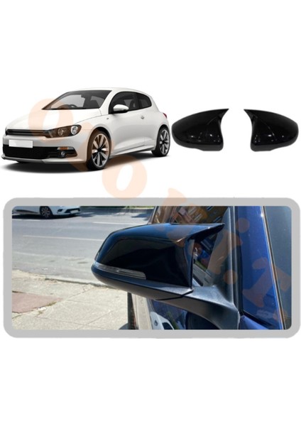 Volkswagen Scırocco 08-17 Yarasa Ayna Kapağı Batman Ayna Parlak Siyah Tam Uyum fiyatları