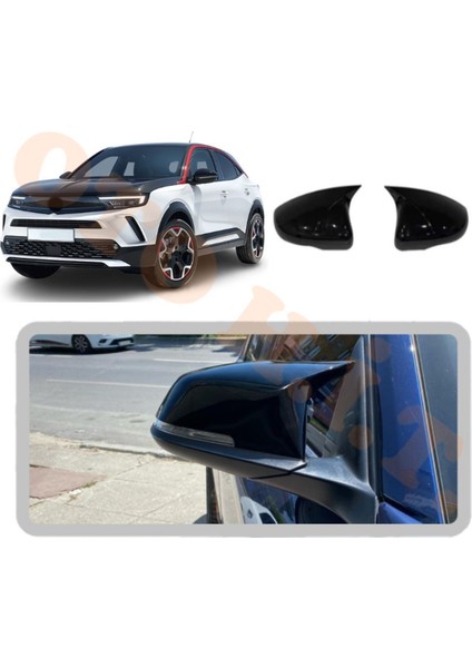 Opel Mokka Yarasa Ayna Kapağı Batman Ayna Parlak Siyah Tam Uyum fiyatları