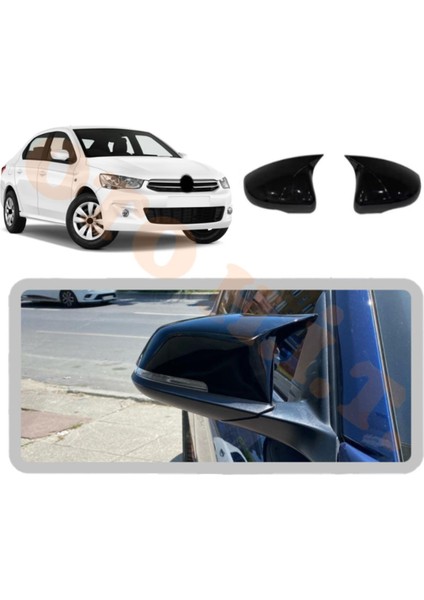 Citroen C Elyse Yarasa Ayna Kapağı Batman Ayna Parlak Siyah Tam Uyum fiyatları