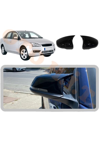 Ford Focus 2 Yarasa Ayna Kapağı Batman Ayna Parlak Siyah Tam Uyum fiyatları