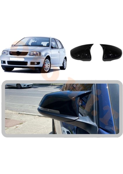 Volkswagen Polo 6n2 Yarasa Ayna Kapağı Batman Ayna Parlak Siyah Tam Uyum fiyatları