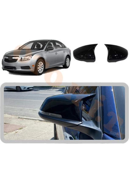 Chevrolet Cruze Yarasa Ayna Kapağı Batman Ayna Parlak Siyah Tam Uyum fiyatları