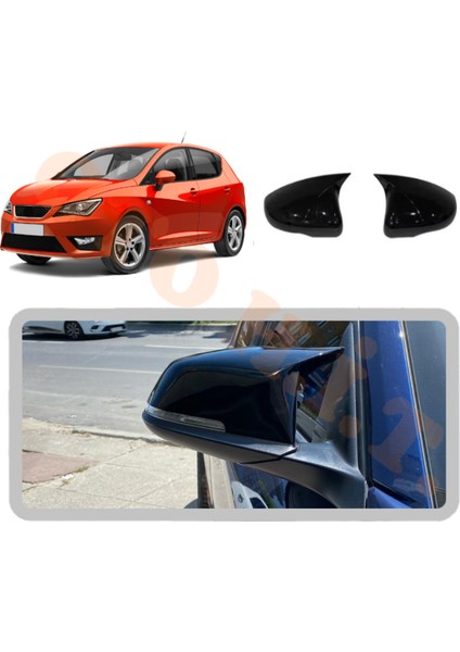 Seat Ibiza Mk4 Yarasa Ayna Kapağı Batman Ayna Parlak Siyah Tam Uyum fiyatları