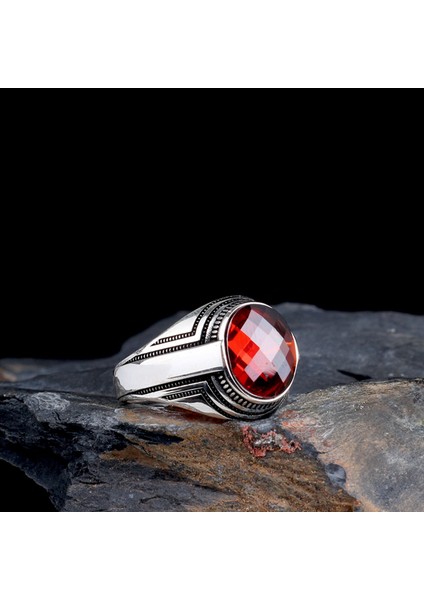 Zirkon Taşlı Oval Model 925 Ayar Gümüş Yüzük modelleri