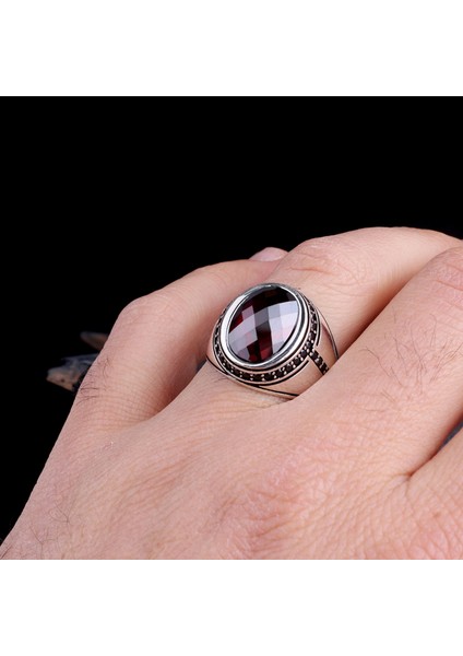 925 Ayar Gümüş Zirkon Mikro Taşlı Yüzük