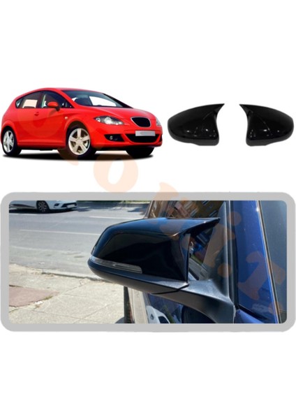 Seat Leon Mk2 Yarasa Ayna Kapağı Batman Ayna Parlak Siyah Tam Uyum fiyatları