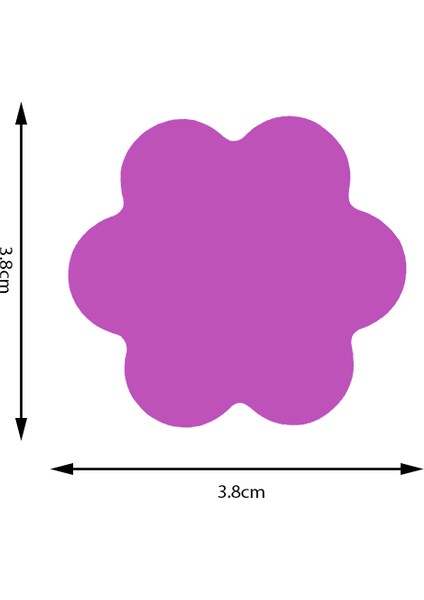 Şekilli Delgeç Çiçek Geniş 3.8 cm KM8815 fiyatları