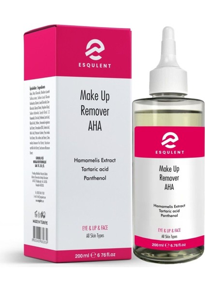 Make Up Remover Aha / Aha Içerikli Makyaj Temizleyici 200 ml