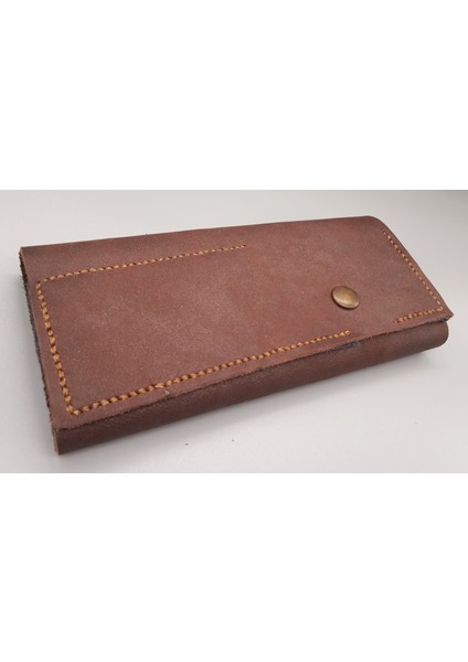 Gerçek Deri Tamamen El Emeği Özel Kalemleriniz Için Kalemlik Kalemkutu (8*18CM ) 20A8