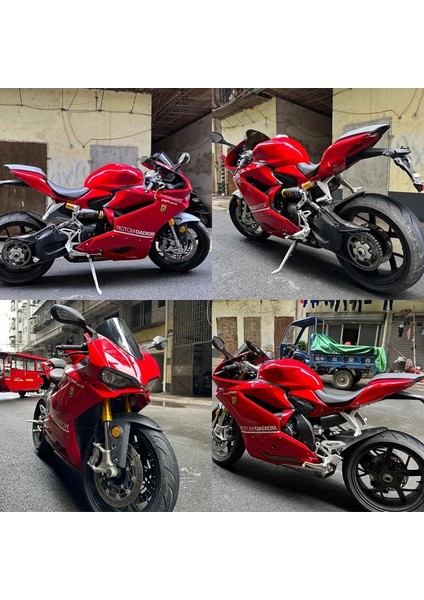 Kırmızı Renk Dayanıklı Araç Motor Mobilya Kaplama Folyosu (126CMX2Metre)