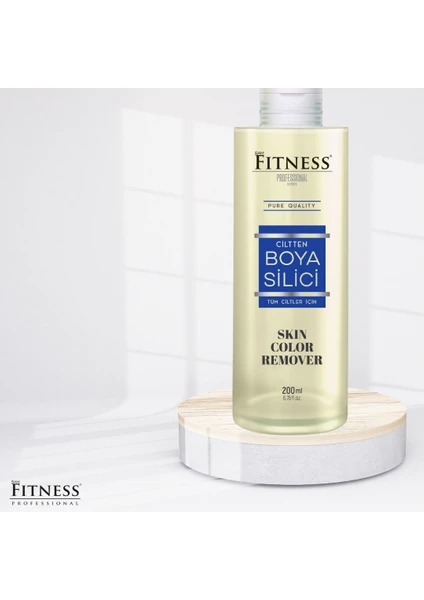 Fitness Professional Cilt İçin Boya Silici 200 ml Saç Boyası Sonrası Kokusuz Amonyaksız Renksiz Ciltten Boya Silici