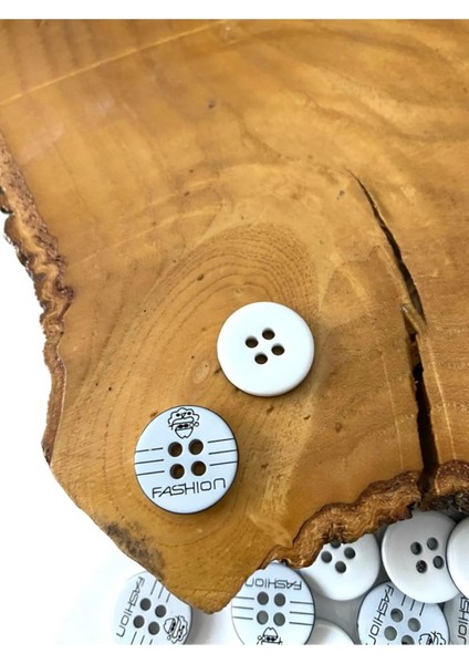 15 mm Fashion Siyah-Beyaz Düğme(25 Adet) fiyatları