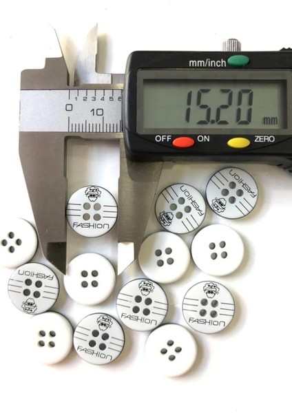 15 mm Fashion Siyah-Beyaz Düğme(25 Adet) modelleri