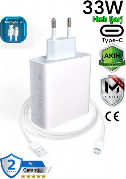 Watt Şarj Aleti Type-C Hızlı Şarj
