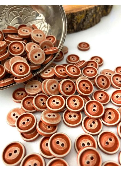 12,5 mm Göz Model Polyester Düğme(25 Adet)