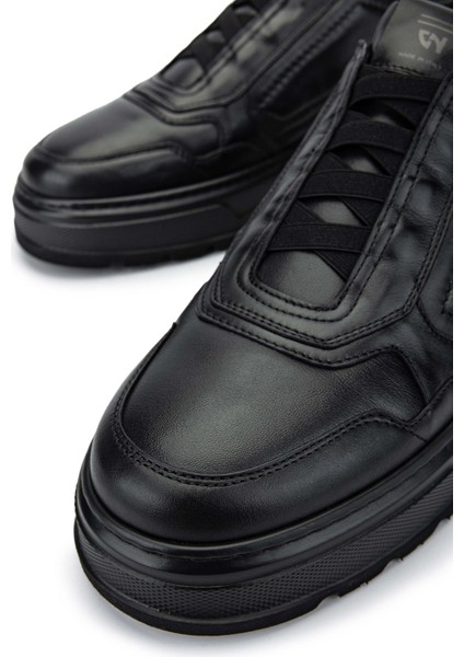Erkek Deri Siyah Casual Ayakkabı 664 C45012 Erk Ayk Sk24-25 Nero fırsatları