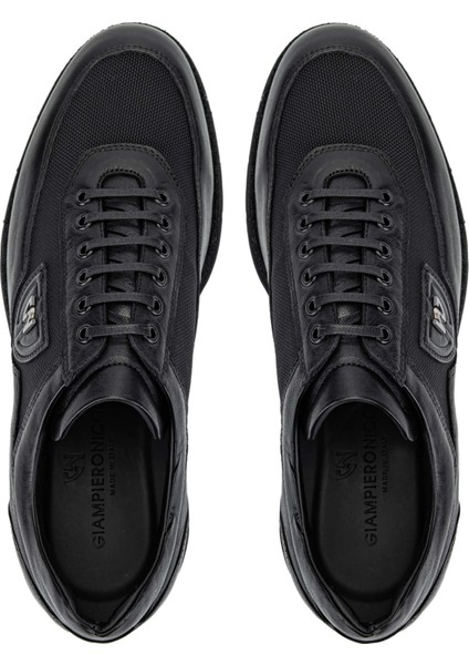 Erkek Hakiki Deri Siyah Casual Ayakkabı 664 K43663 Erk Ayk SK24-25 Nero indirimleri